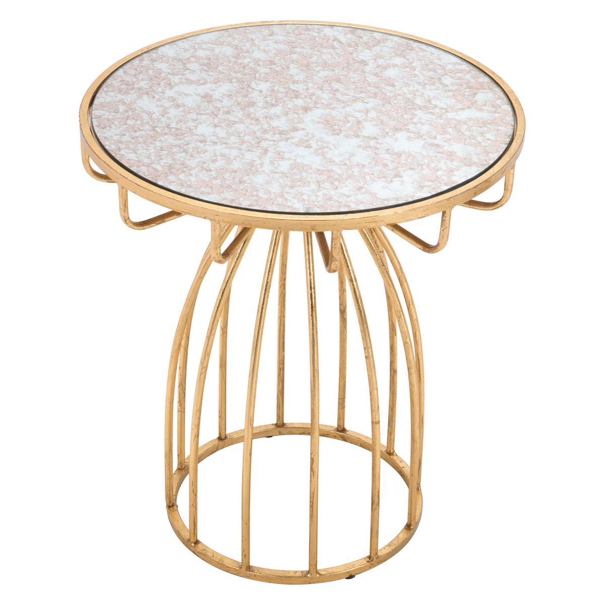 ZUO - Silo Side Table in Gold