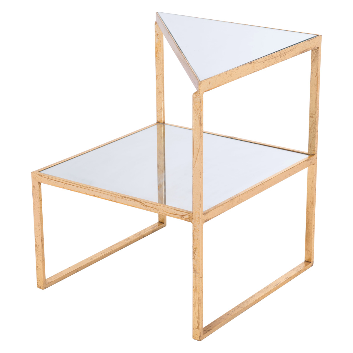 ZUO - Planes Side Table in Gold