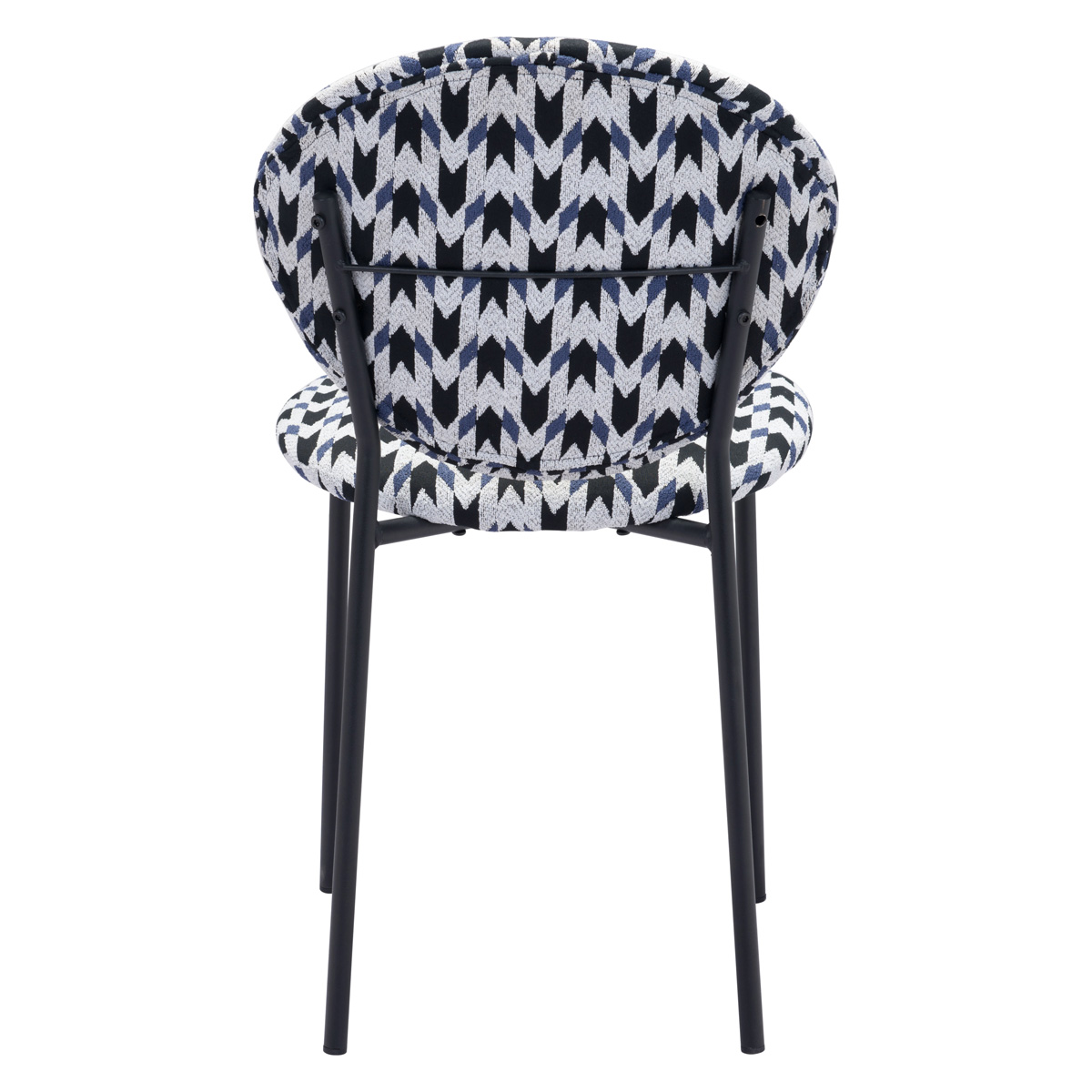 ZUO Clyde Dining Chair (Set Of 2) - Houndstooth/Black