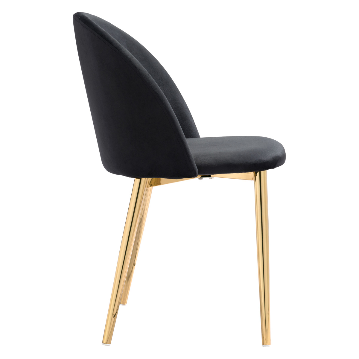 ZUO Cozy Dining Chair (Set Of 2) - Black/Gold