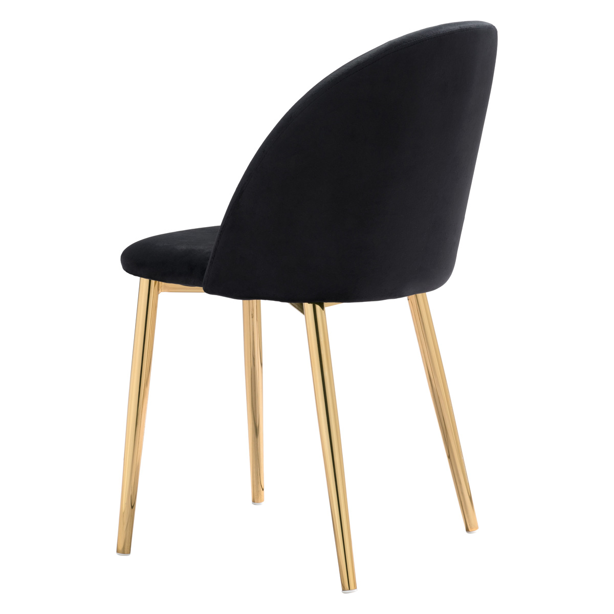 ZUO Cozy Dining Chair (Set Of 2) - Black/Gold