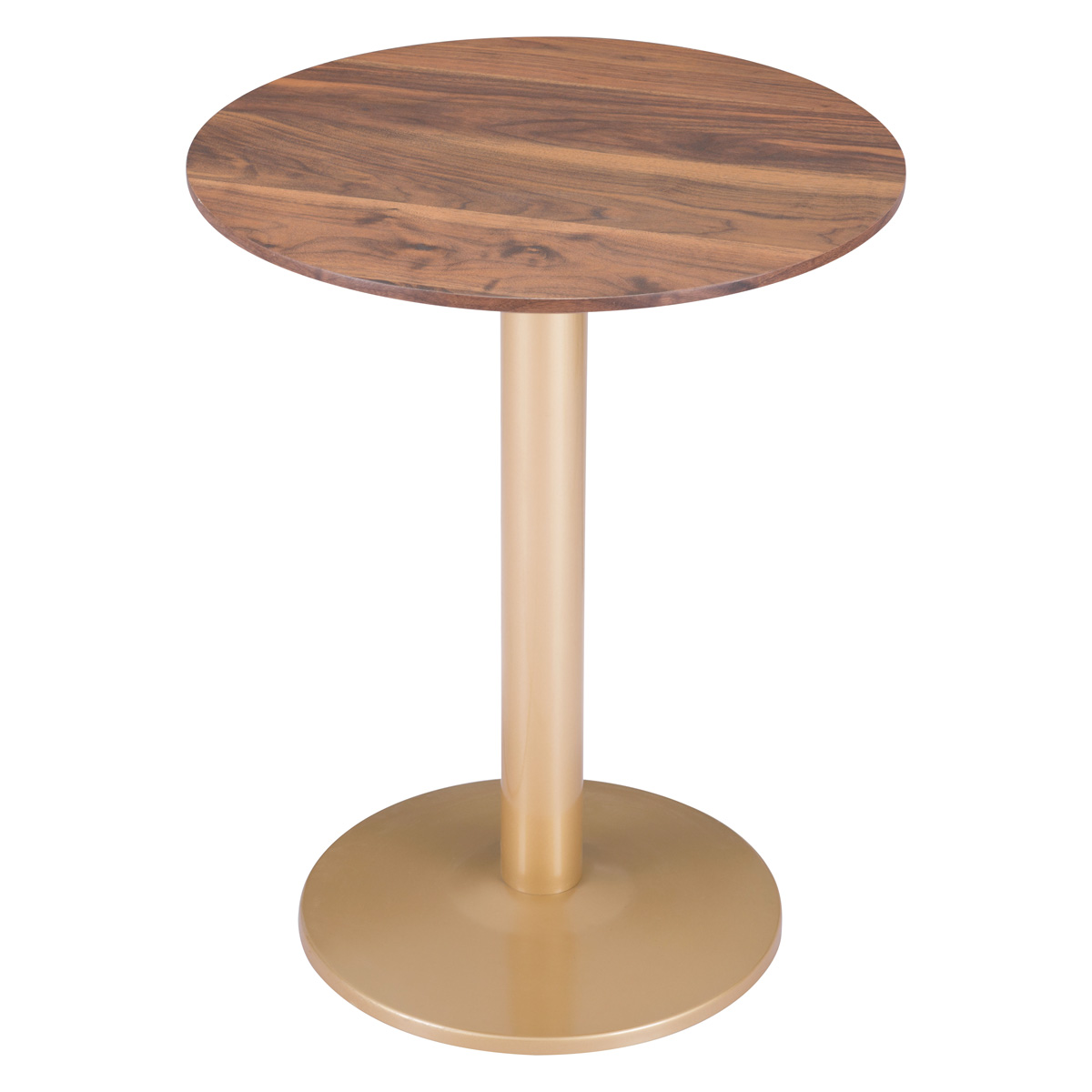 ZUO Alto Bistro Table - Brown/Gold