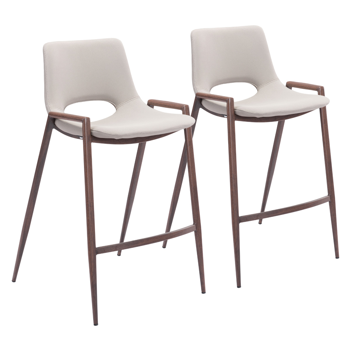 ZUO - Desi Counter Chair (Set Of 2)