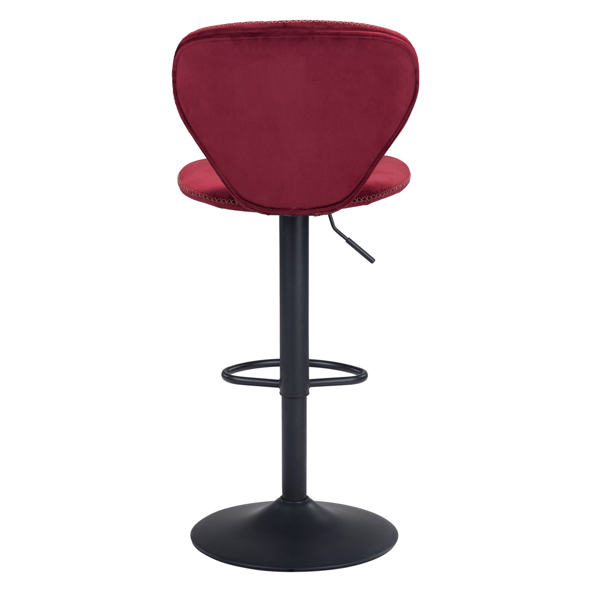 ZUO Salem Bar Chair - Red/Black