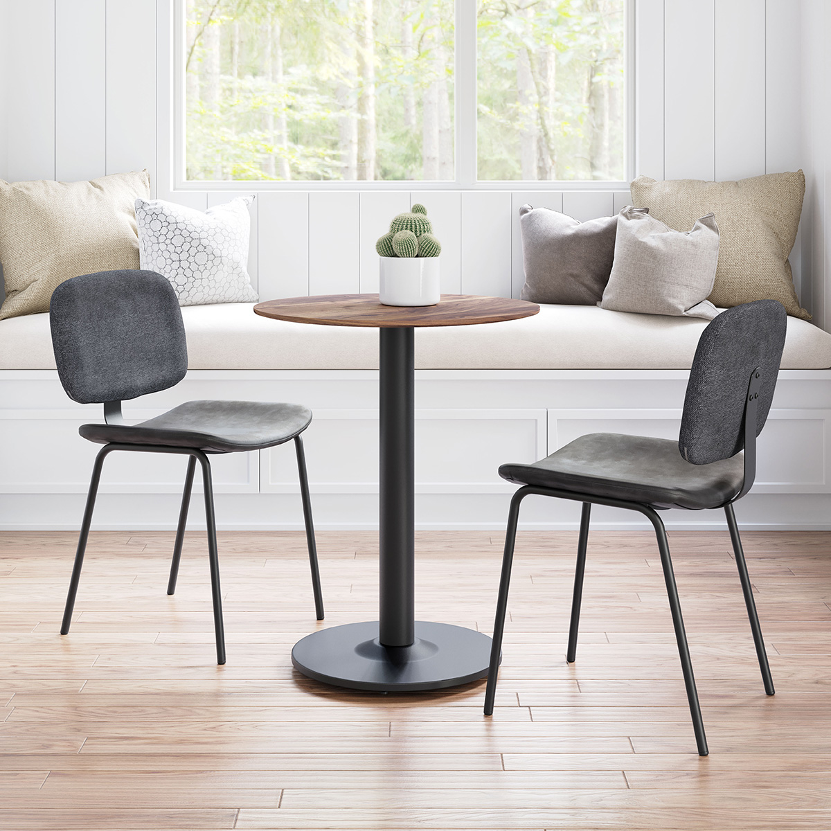 ZUO Worcester Dining Chair (Set Of 2) - Gray/Black