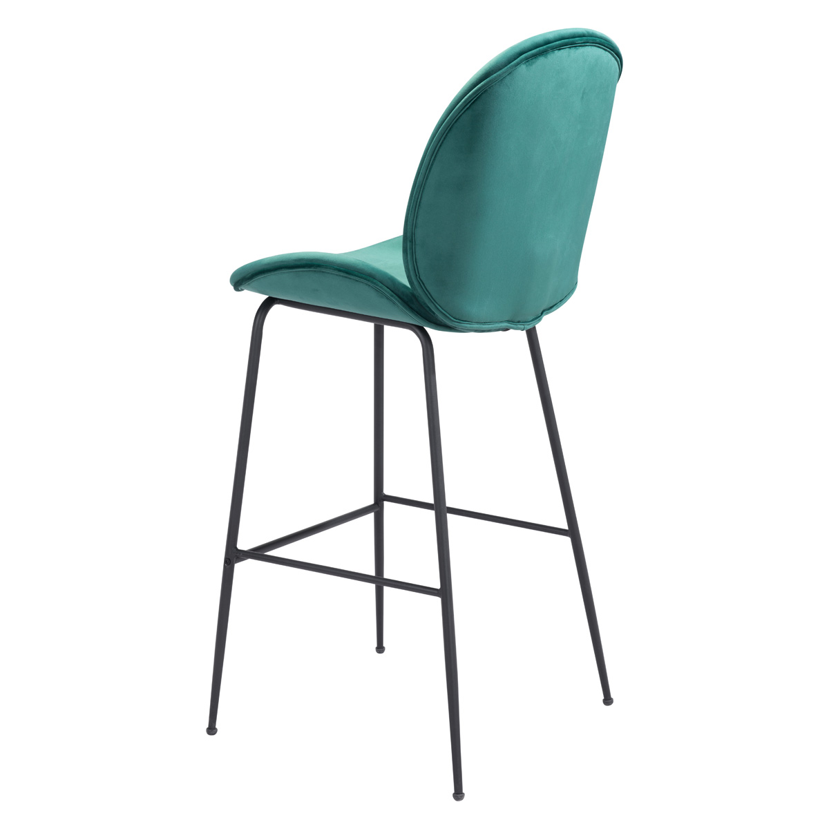 ZUO Miles Bar Chair - Green/Black