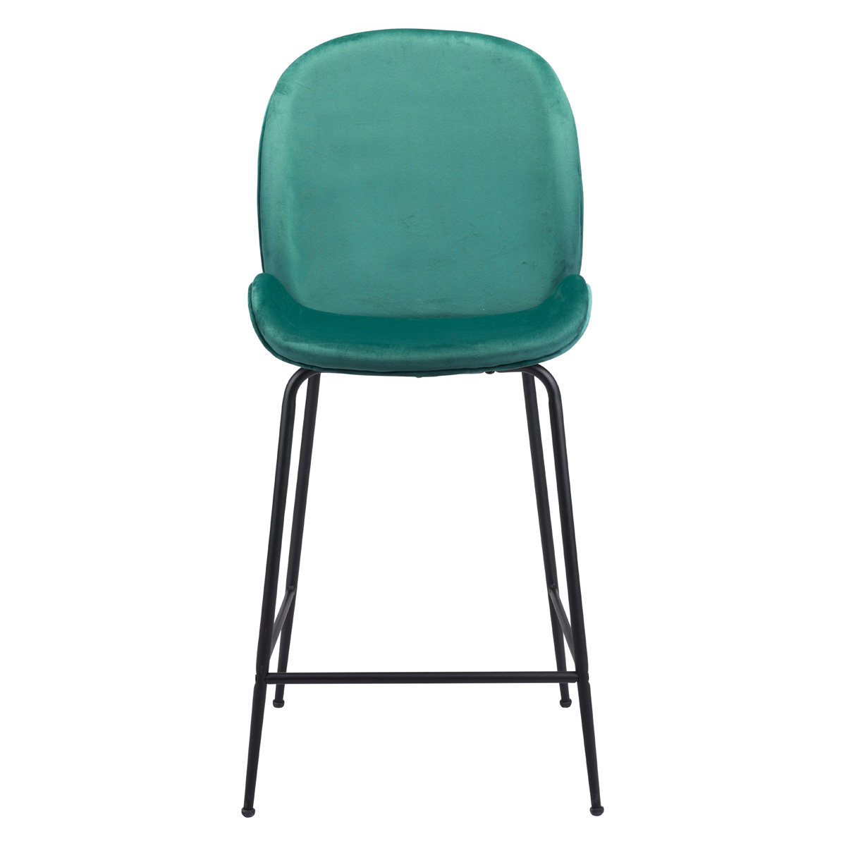 ZUO Miles Counter Chair - Green/Black