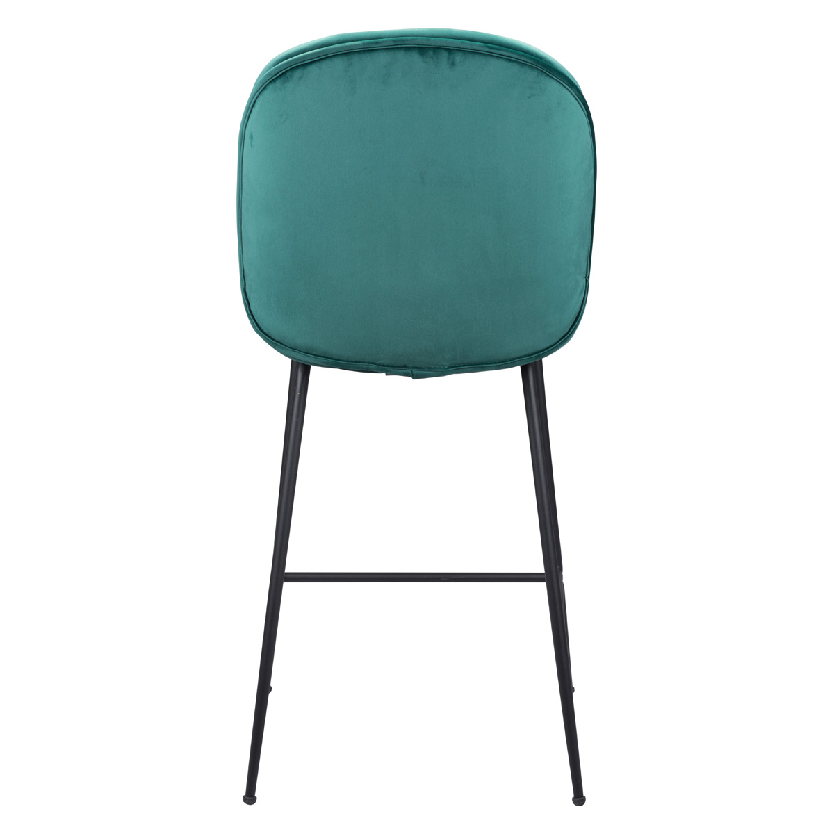 ZUO Miles Counter Chair - Green/Black