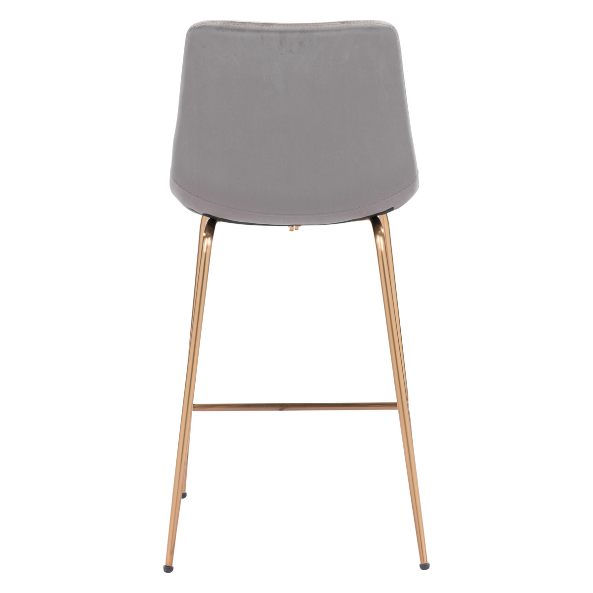 ZUO Tony Counter Chair - Gray/Gold