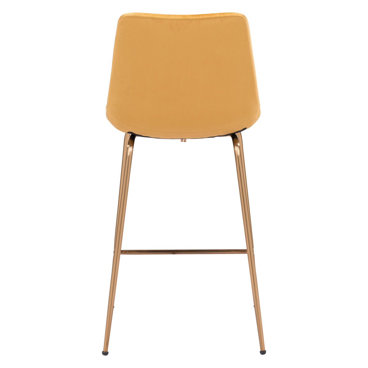 ZUO Tony Counter Chair - Yellow/Gold