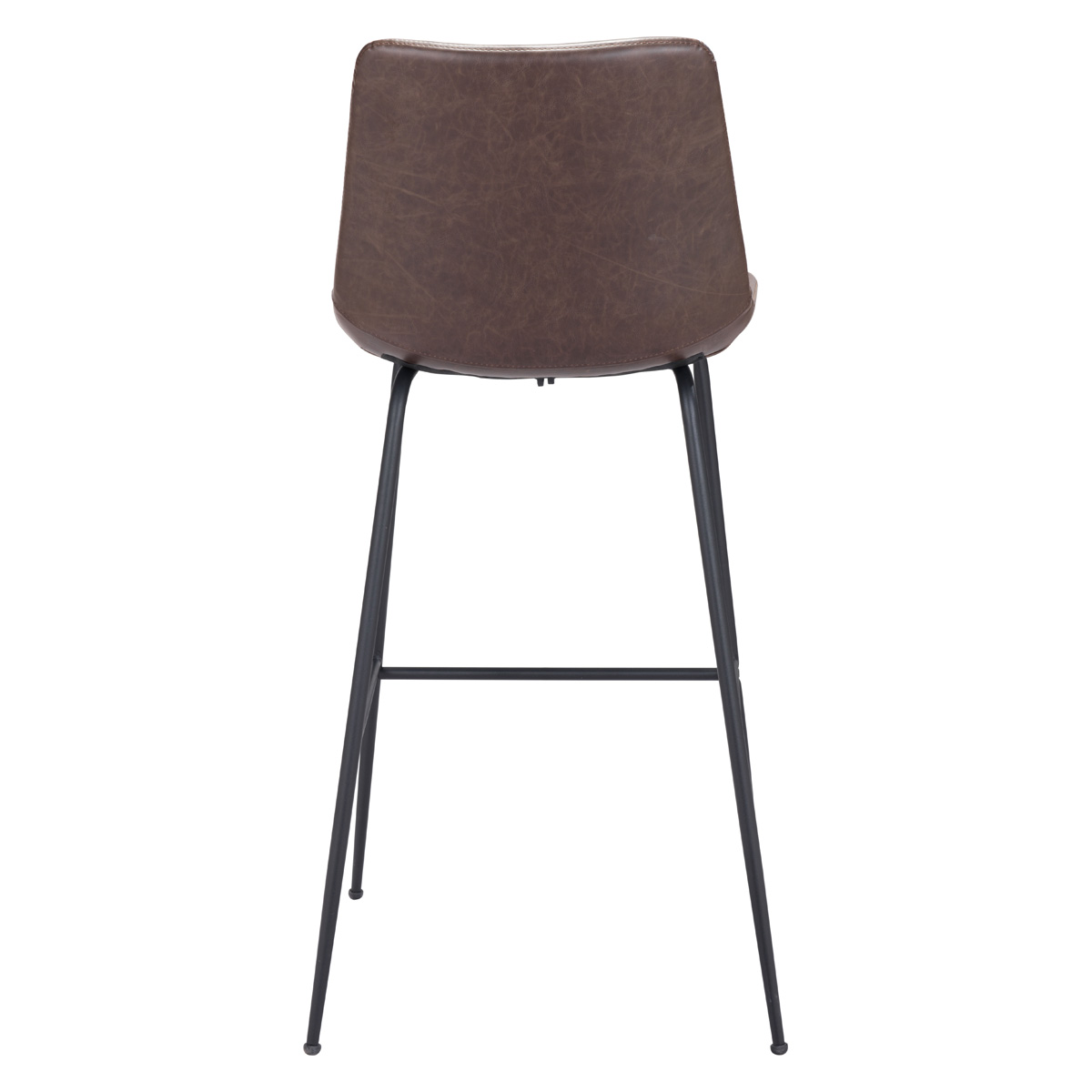 ZUO Byron Bar Chair - Brown/Black