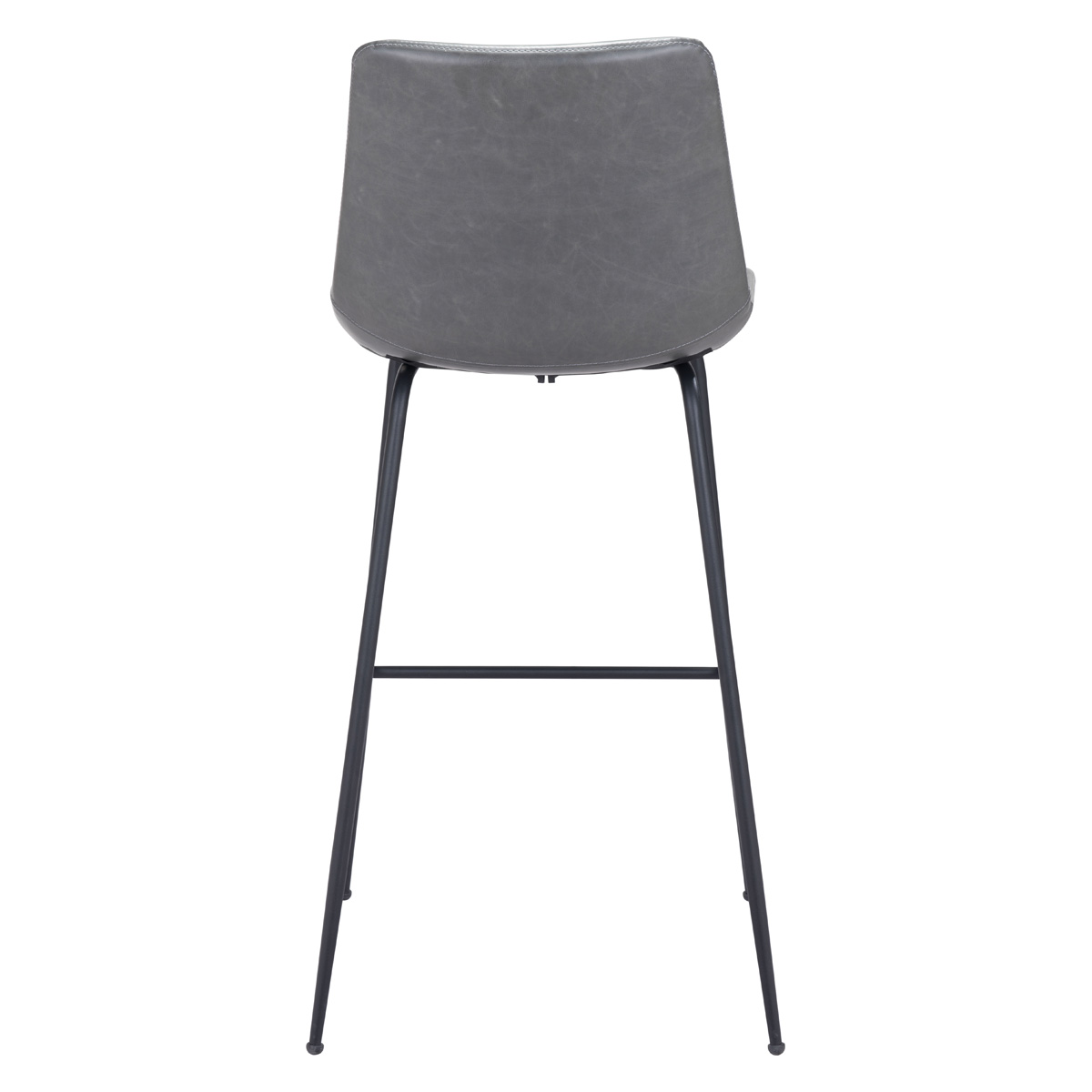 ZUO Byron Bar Chair - Gray/Black