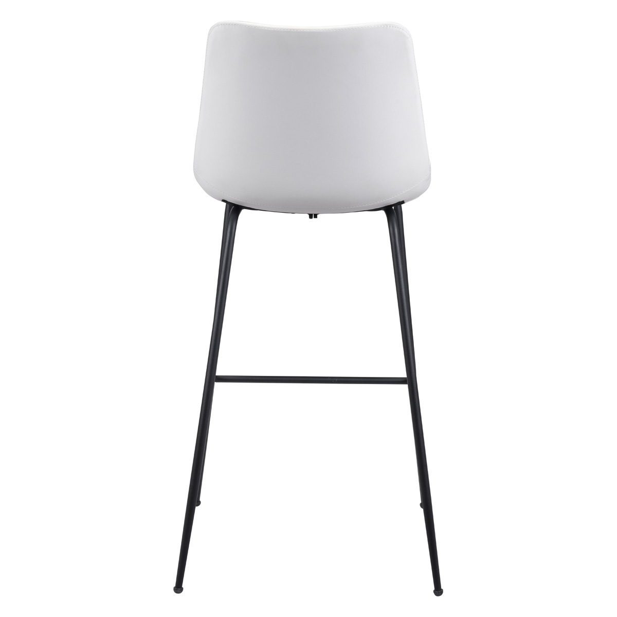 ZUO Byron Bar Chair - White/Black