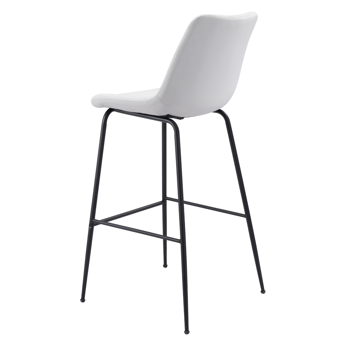 ZUO Byron Bar Chair - White/Black