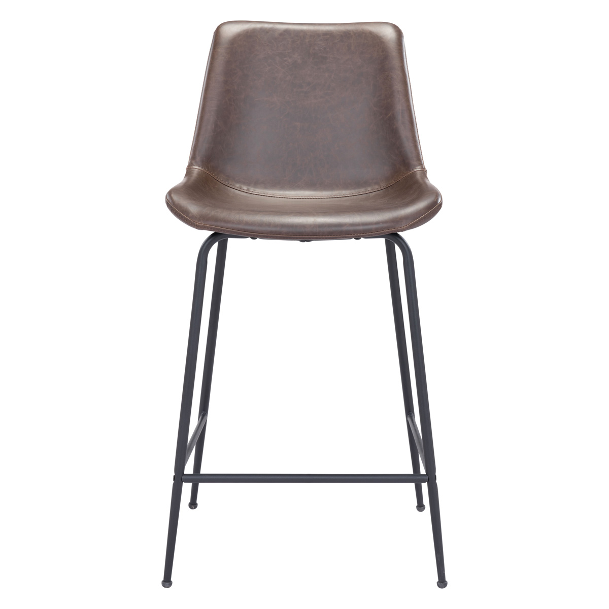 ZUO Byron Counter Chair - Brown/Black