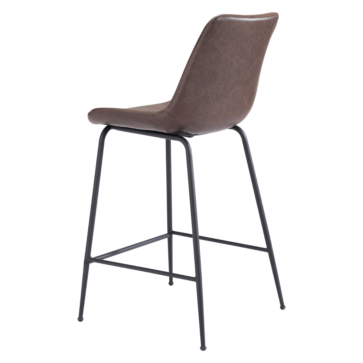 ZUO Byron Counter Chair - Brown/Black