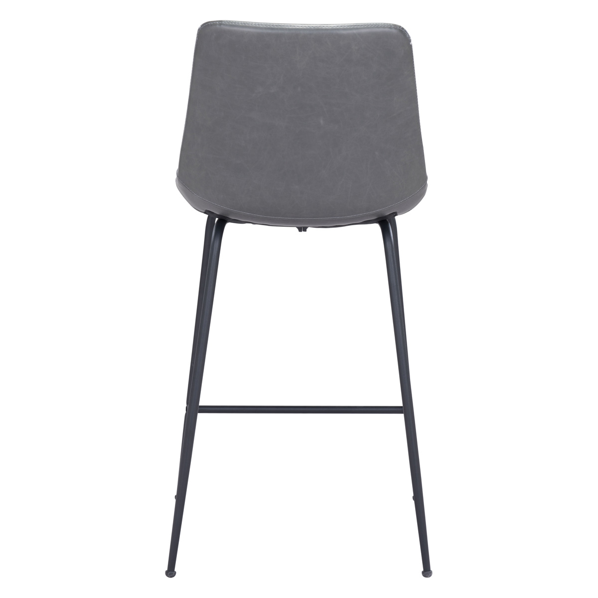 ZUO Byron Counter Chair - Gray/Black