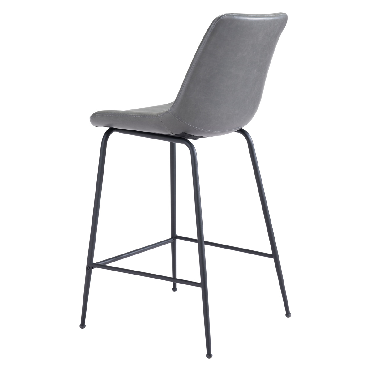 ZUO Byron Counter Chair - Gray/Black