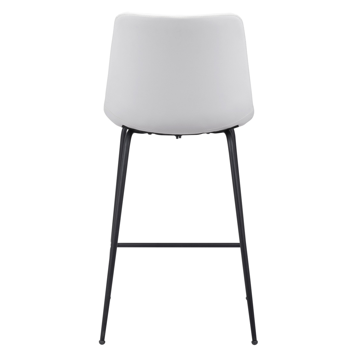 ZUO Byron Counter Chair - White/Black