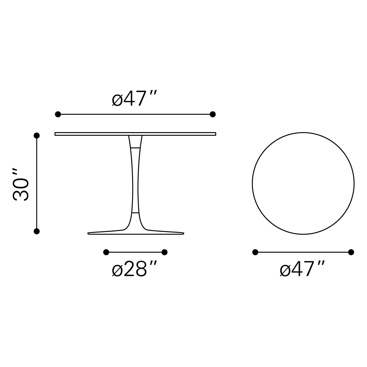 ZUO - Ithaca Dining Table in White/Gold