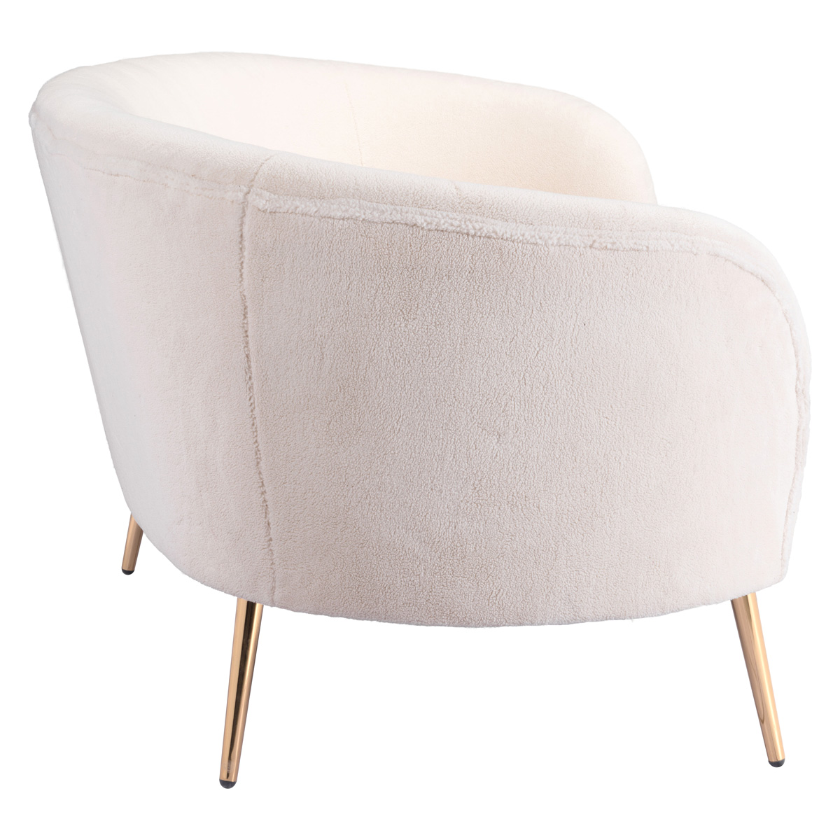 ZUO - Luna Sofa in White/Gold