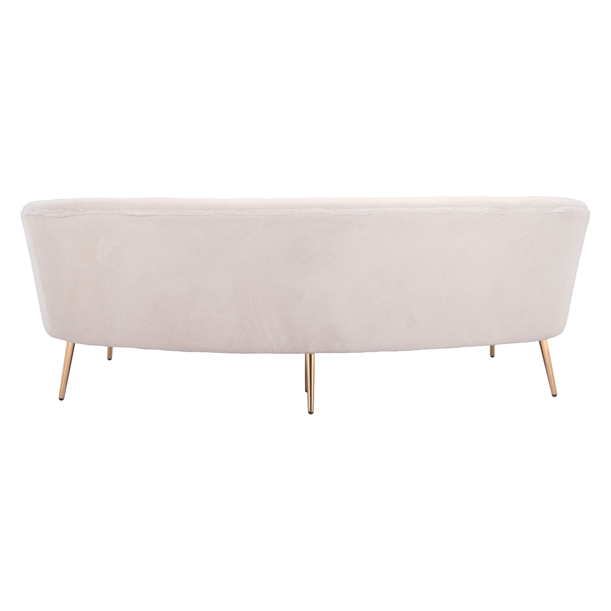 ZUO - Luna Sofa in White/Gold