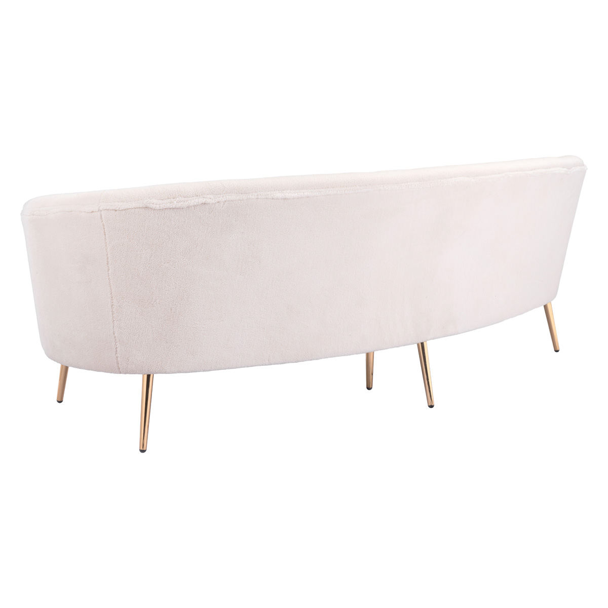 ZUO - Luna Sofa in White/Gold