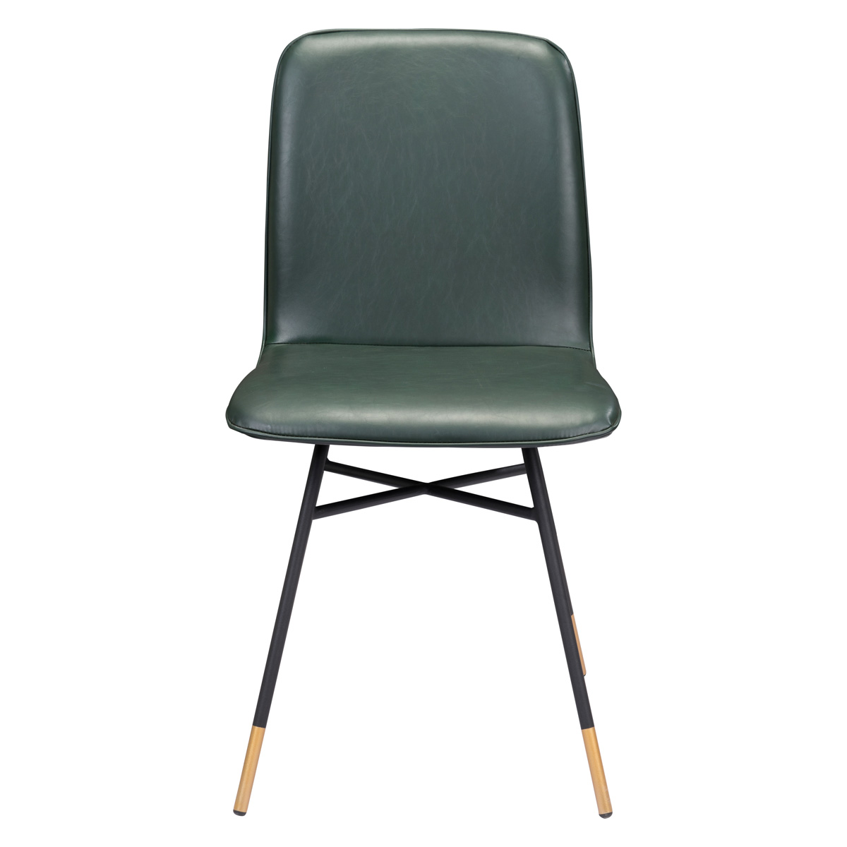 ZUO Var Dining Chair (Set Of 2) - Green/Black/Gold