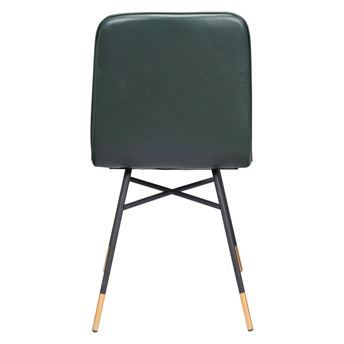 ZUO Var Dining Chair (Set Of 2) - Green/Black/Gold