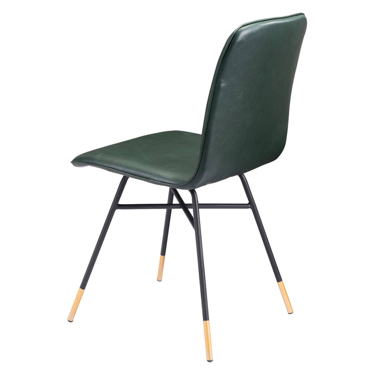 ZUO Var Dining Chair (Set Of 2) - Green/Black/Gold