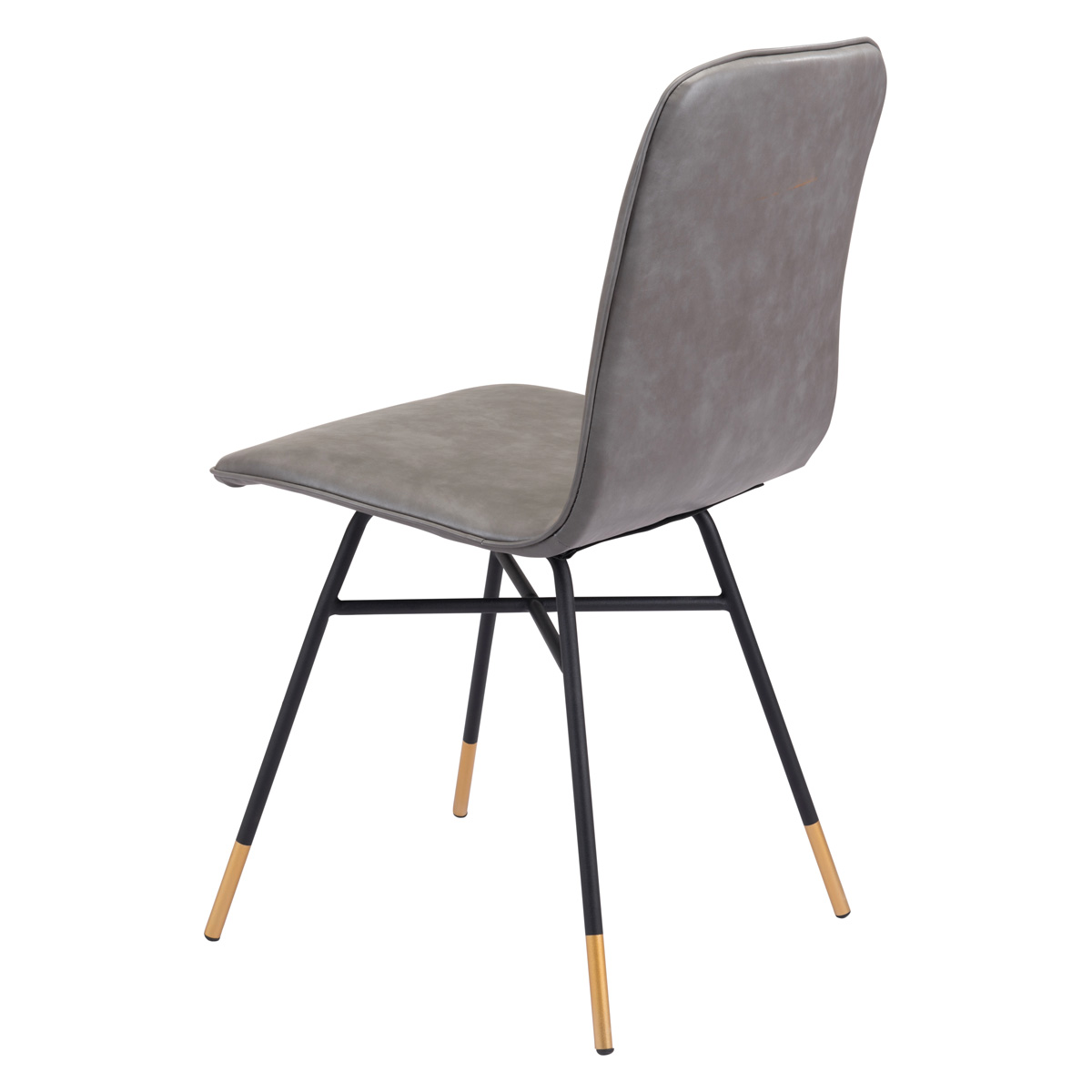 ZUO Var Dining Chair (Set Of 2) - Gray/Black/Gold