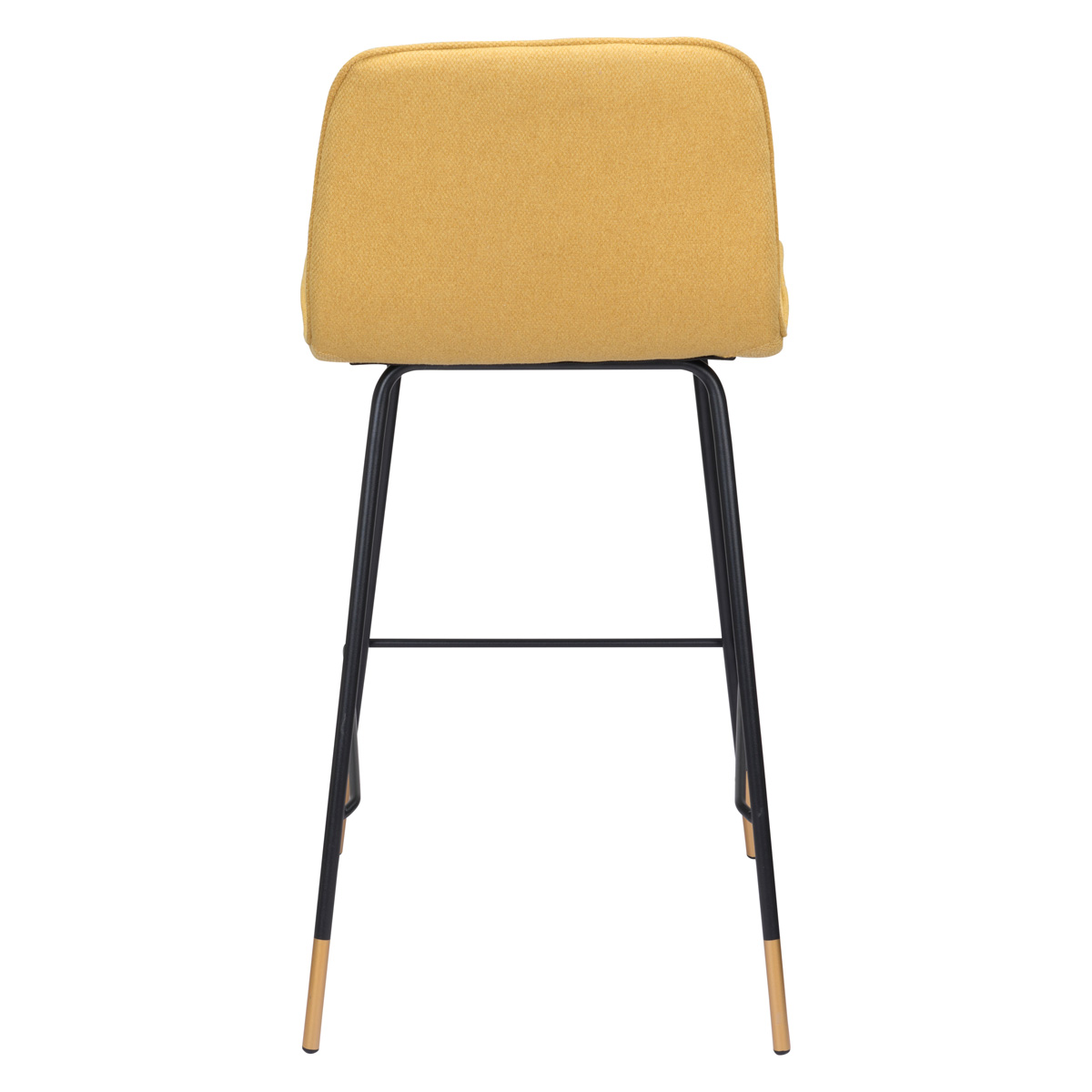 ZUO Var Counter Chair - Yellow/Black/Gold