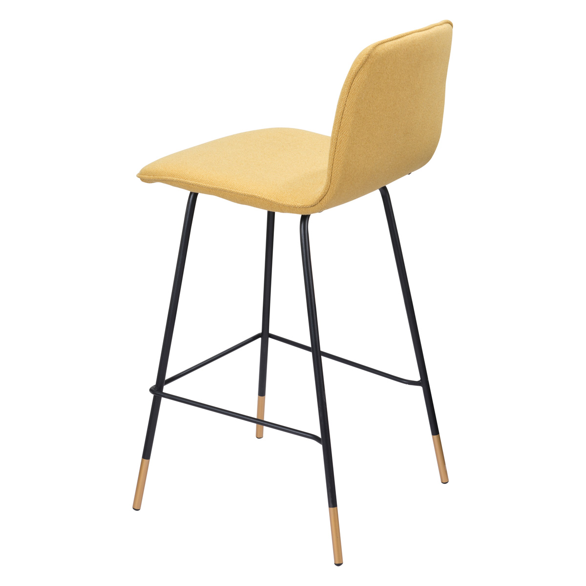 ZUO Var Counter Chair - Yellow/Black/Gold