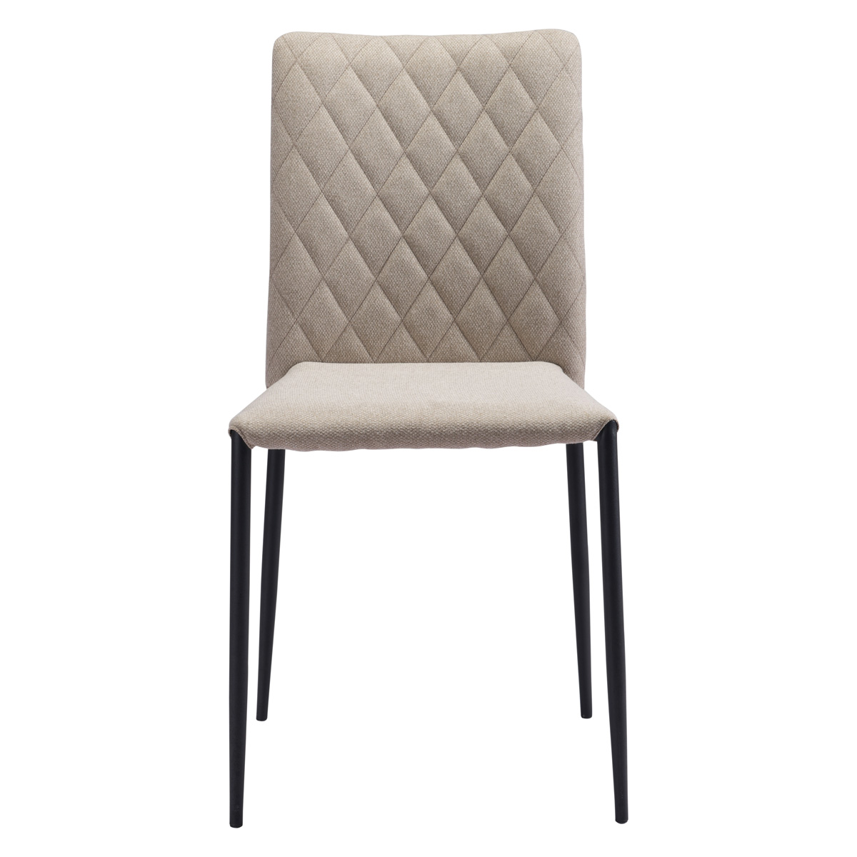 ZUO Harve Dining Chair (Set Of 2) - Beige/Black