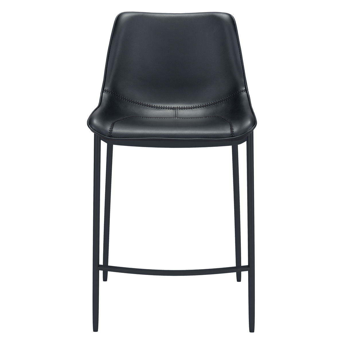 ZUO Magnus Bar Chair (Set Of 2) - Black