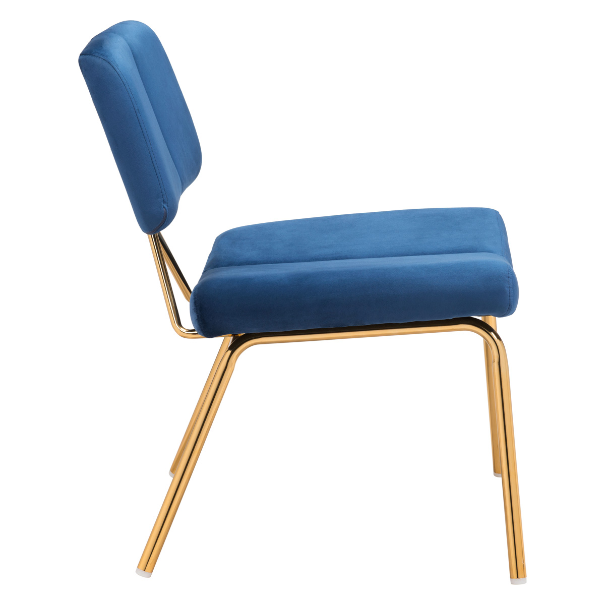 ZUO Nicole Dining Chair (Set Of 2) - Blue/Gold