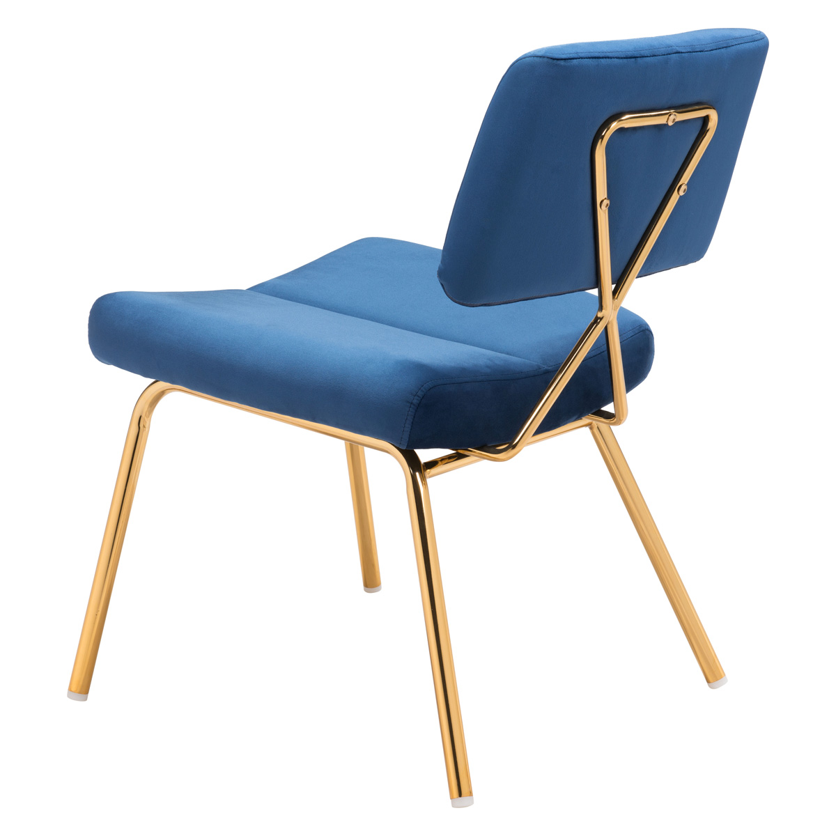 ZUO Nicole Dining Chair (Set Of 2) - Blue/Gold