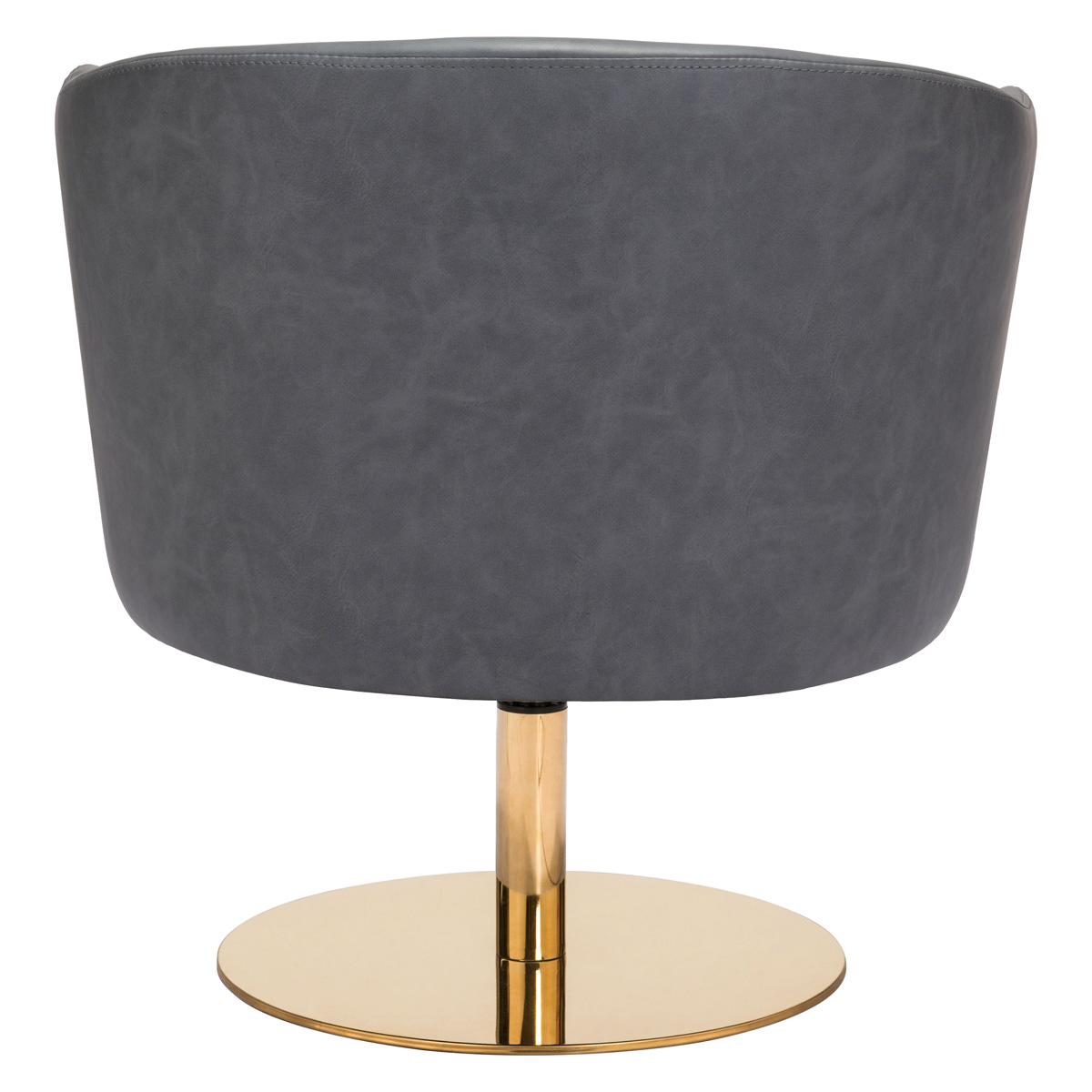 ZUO™ Justin Accent Chair - Gray/Gold