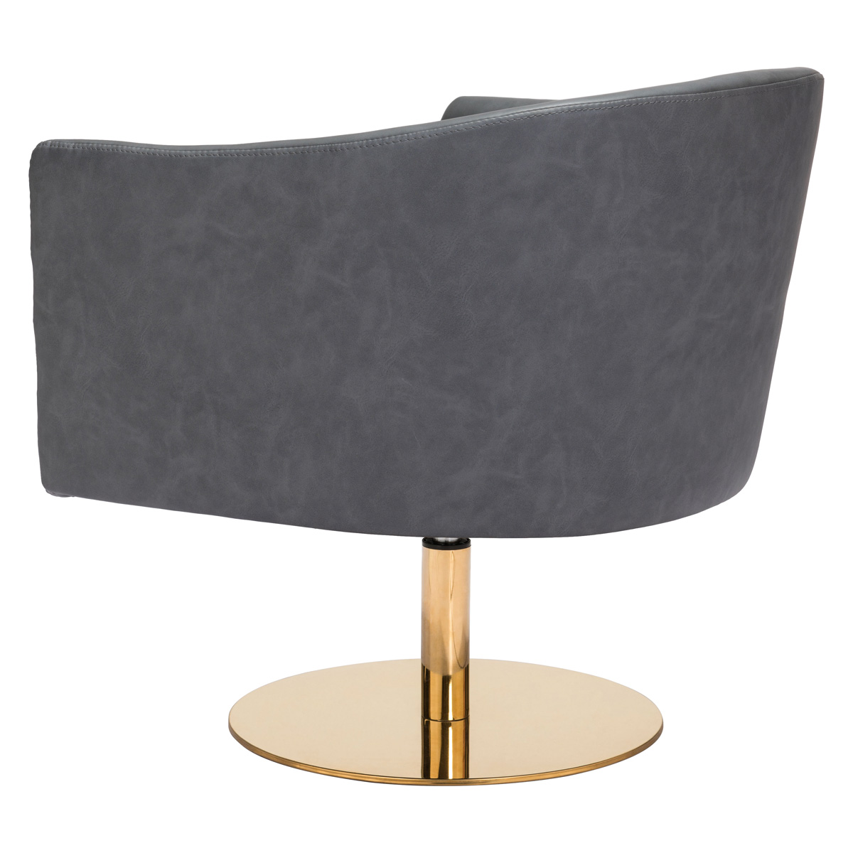 ZUO™ Justin Accent Chair - Gray/Gold