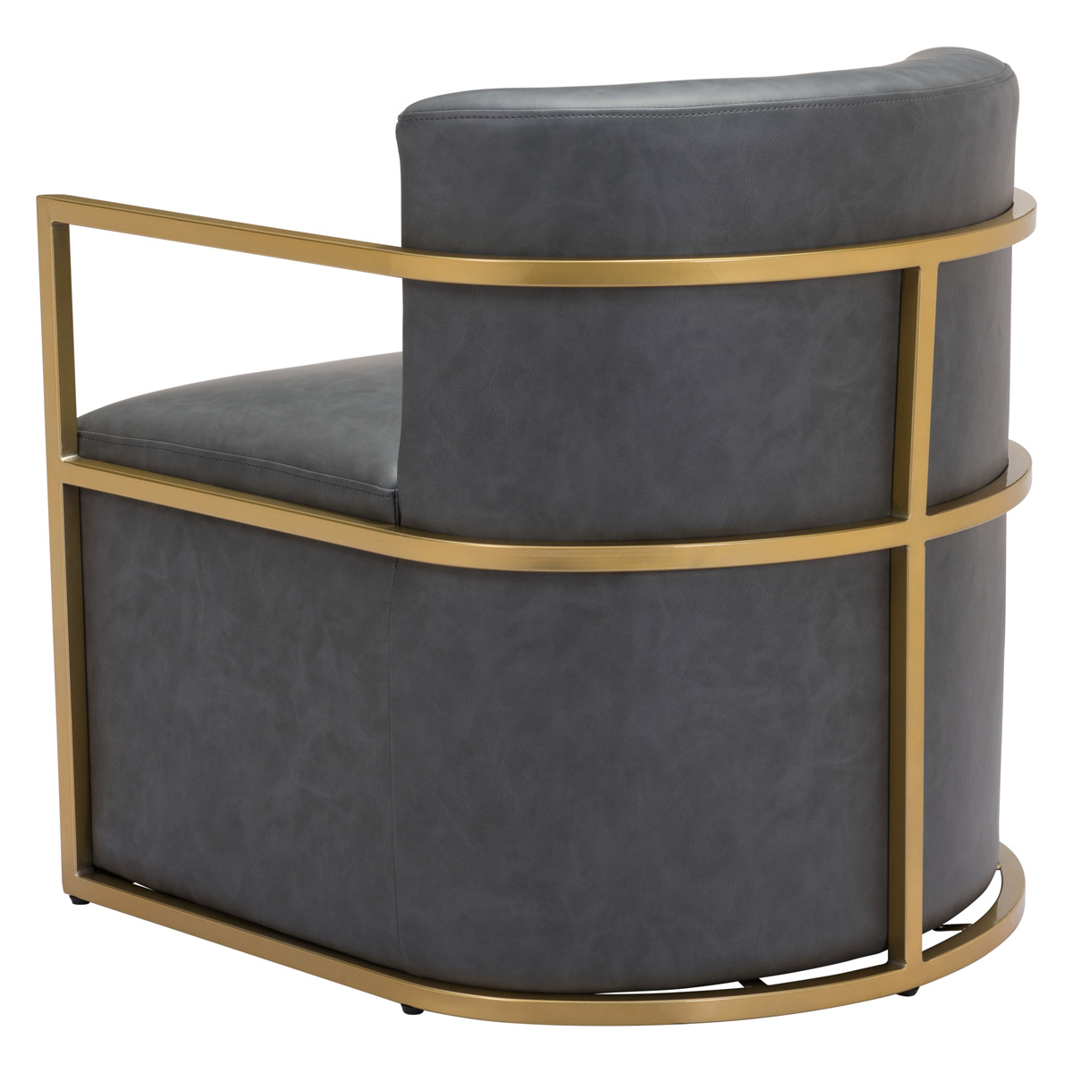 ZUO™ Xander Accent Chair - Gray/Gold