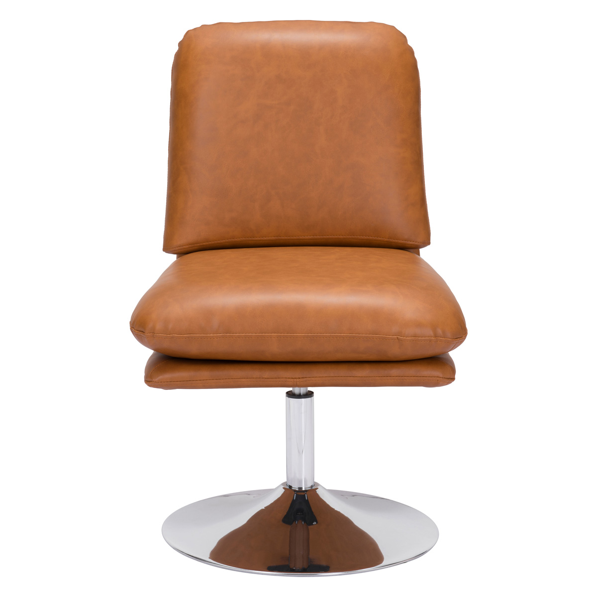 ZUO™ Rory Accent Chair - Brown/Silver