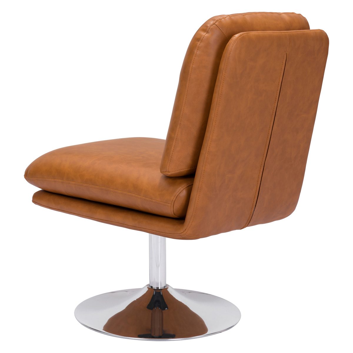 ZUO™ Rory Accent Chair - Brown/Silver