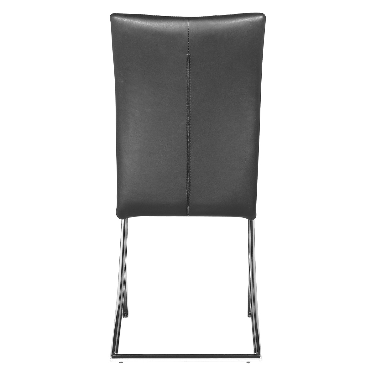 ZUO Delfin Dining Chair (Set Of 2) - Black/Silver