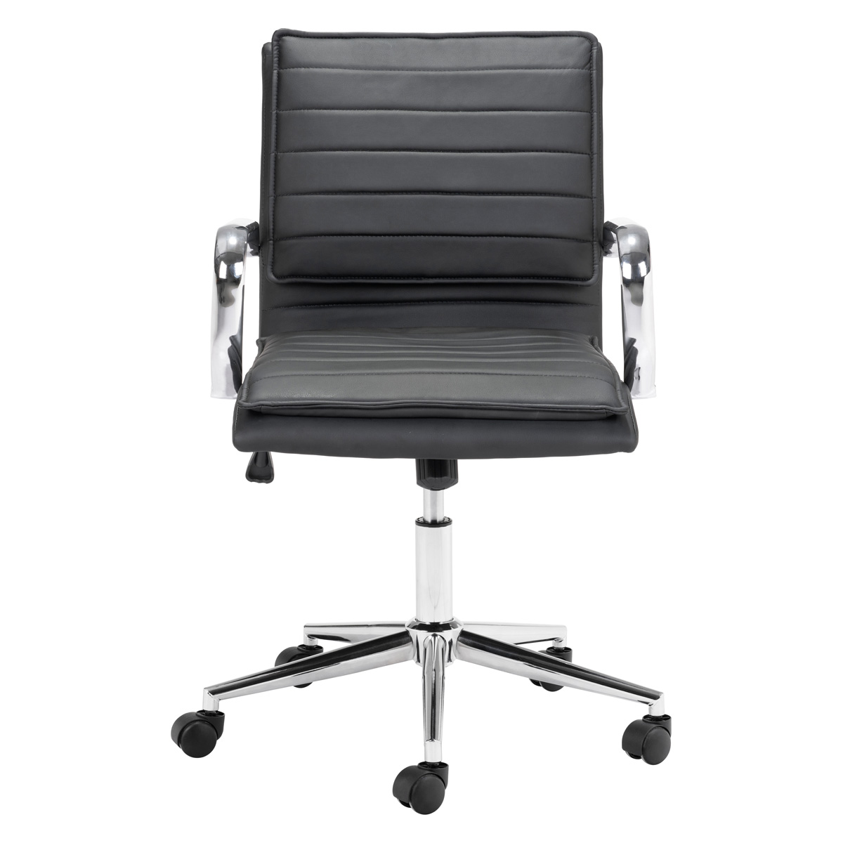 ZUO Partner Office Chair - Black/Chrome