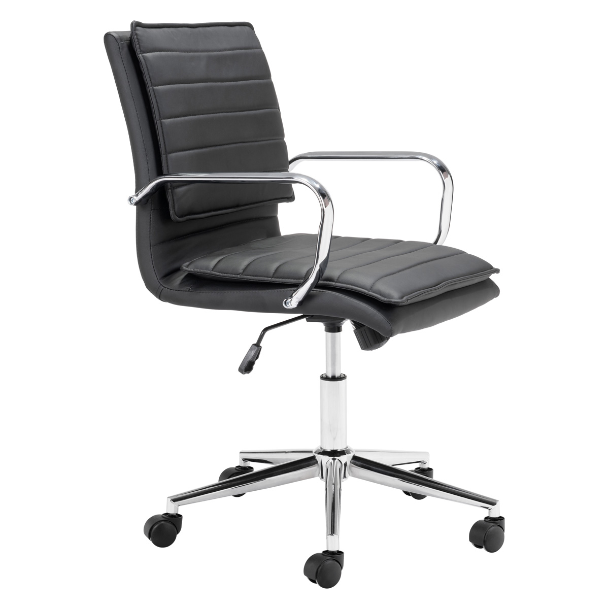 ZUO Partner Office Chair - Black/Chrome