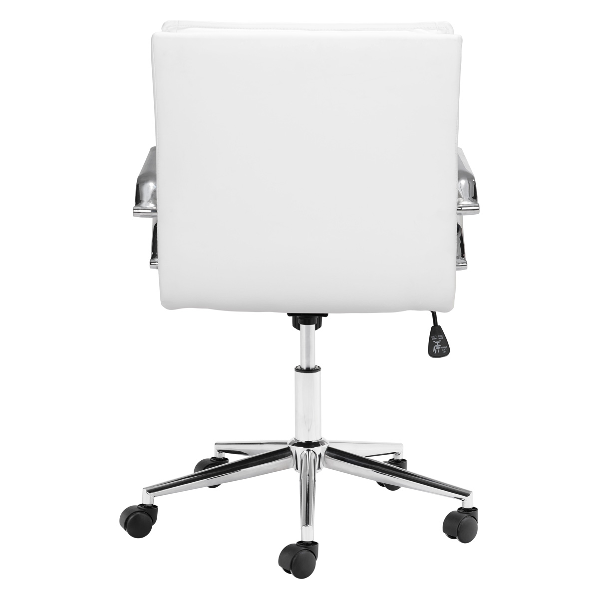 ZUO Partner Office Chair - White/Chrome