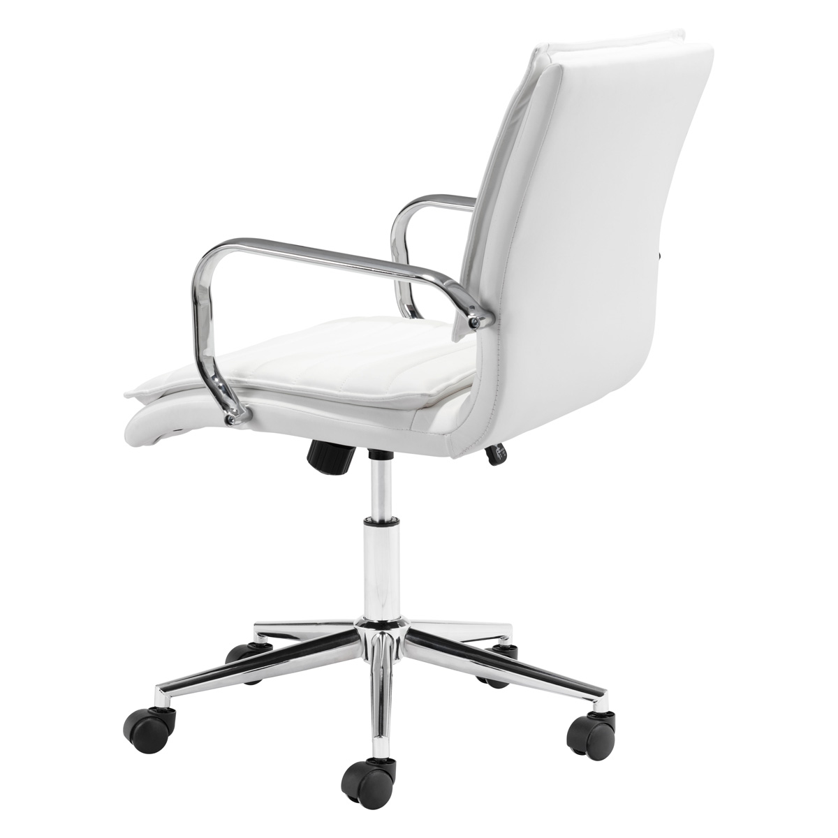 ZUO Partner Office Chair - White/Chrome