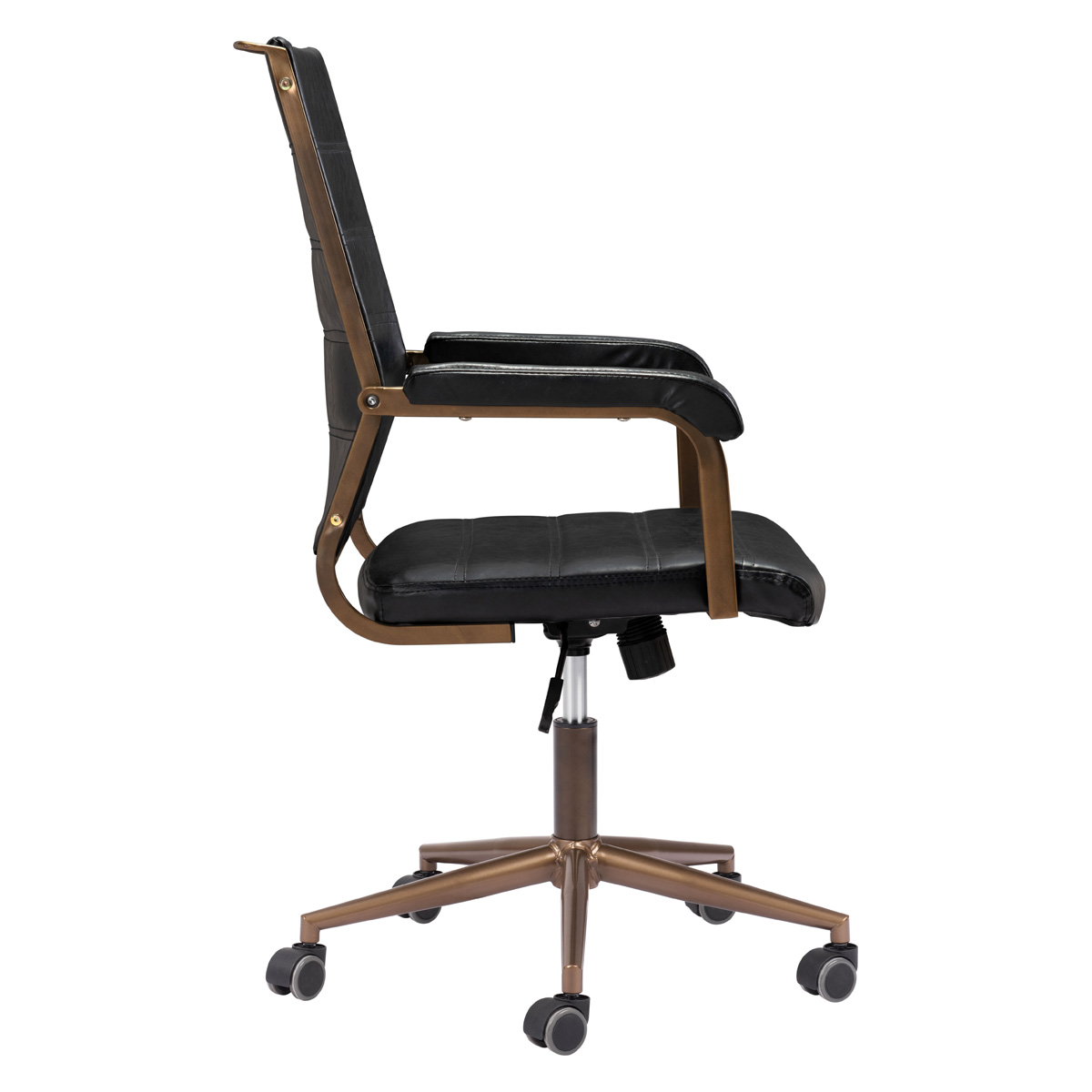 ZUO Auction Office Chair - Vintage Black/Bronze