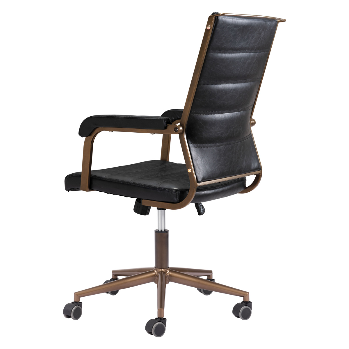 ZUO Auction Office Chair - Vintage Black/Bronze