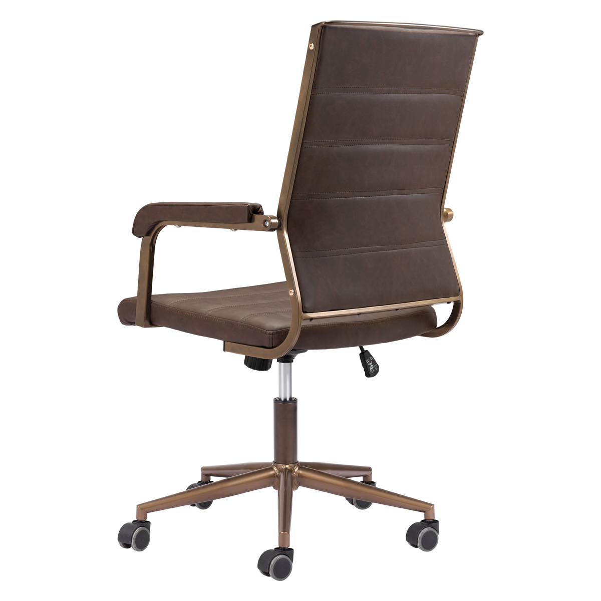 ZUO Auction Office Chair - Espresso/Bronze